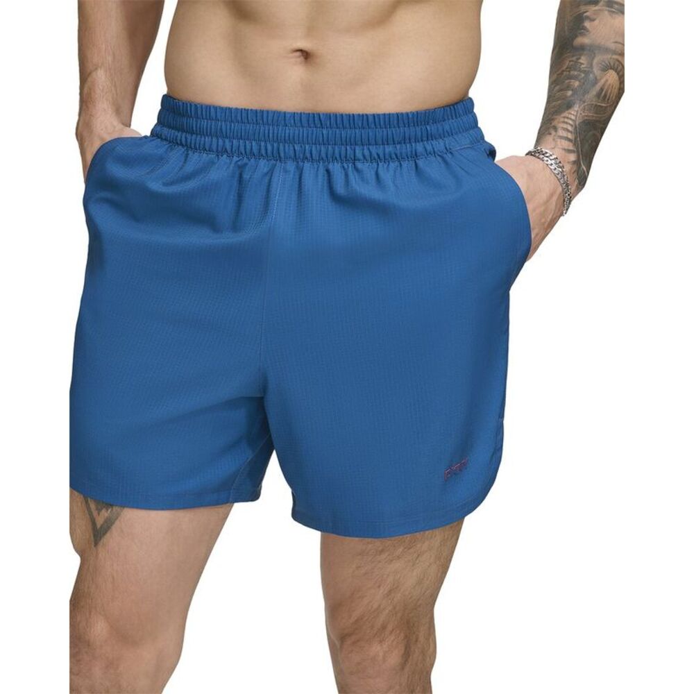 Dkny Mens Modern Euro Swim Trunk, Blue